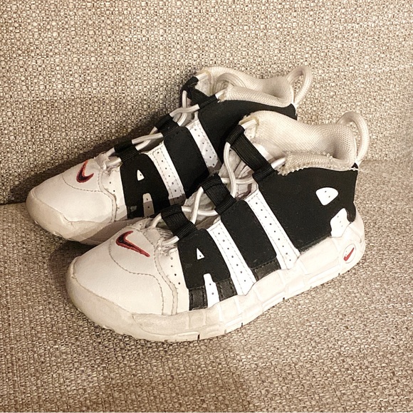 Nike Air More Uptempo Bulls 2020 TD Shoes Sneakers DA9255-105 Toddler Size 10C - Picture 1 of 4